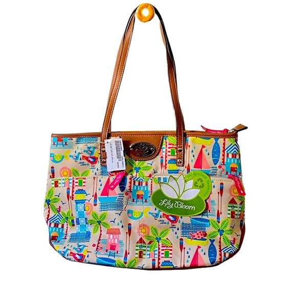 Lily Bloom Bags Lily Bloom Beach House Sand Fish Summertime Fun